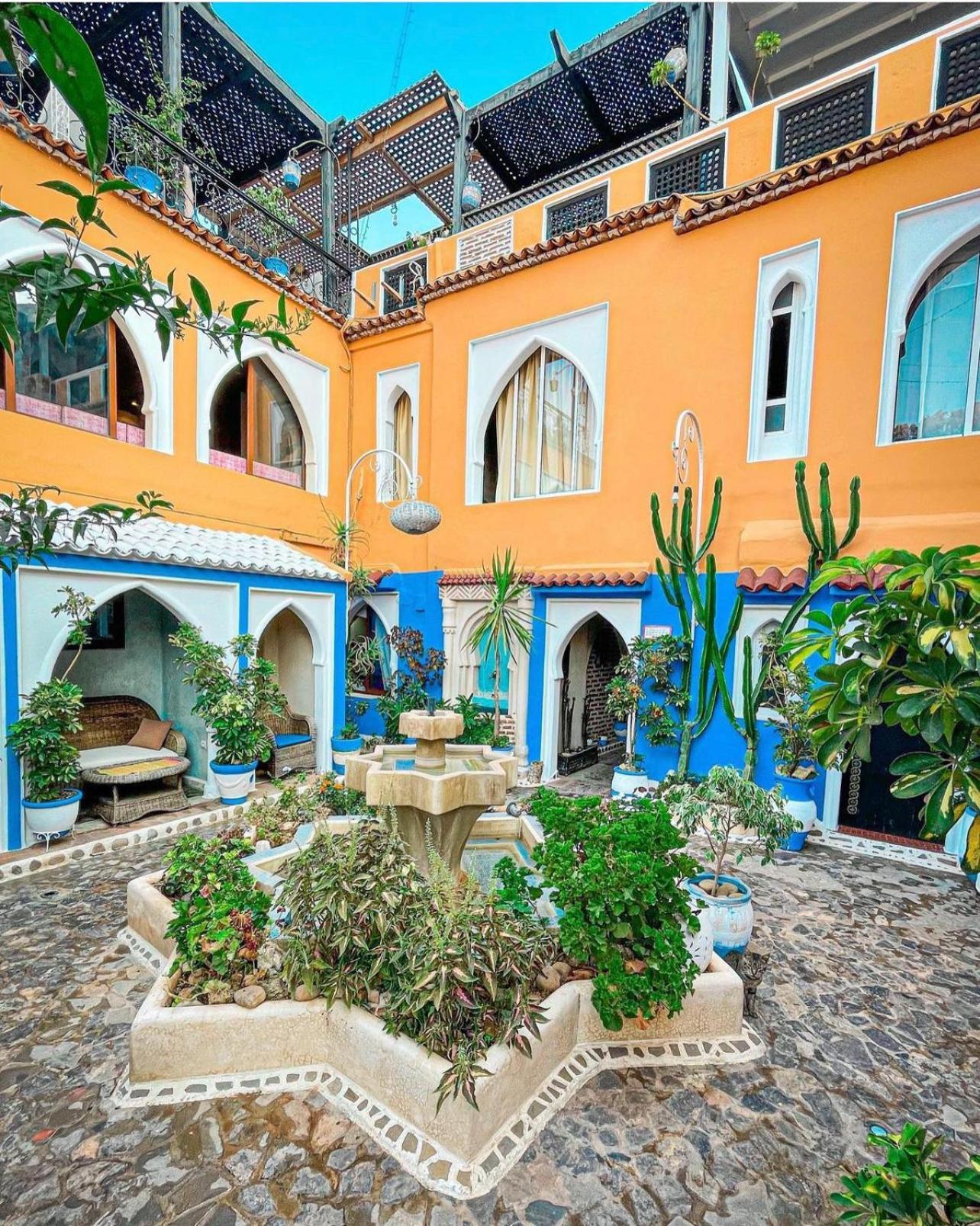Riad Hicham Шефшауэн Экстерьер фото